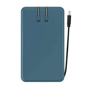 New - myCharge Amp Prong Plus 10000mAh/12W Output Power Bank with Integrated Charging