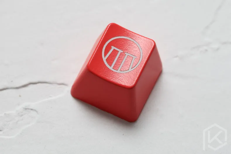 Novelty moji Shine Through Keycaps ABS Etched, Shine-Through mood expression black red for custom mechanical keyboards