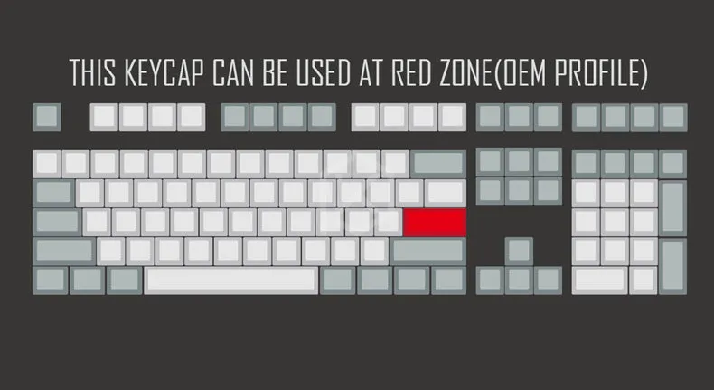 Novelty Shine Through Keycaps ABS Etched, Shine-Through Captain Marvel black red custom mechanical keyboard enter spacebar esc