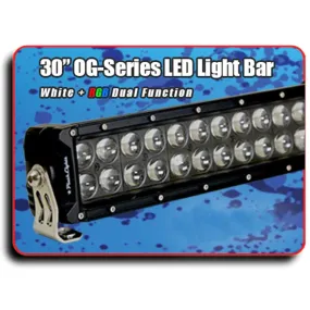 OG-Series LED Light Bar   RGB Backlighting - 30" Blacked Out