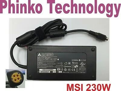 Original AC Adapter charger for MSI ADP-230EB MS-16F2 MS-16D2 19.5V 11.8A 230W