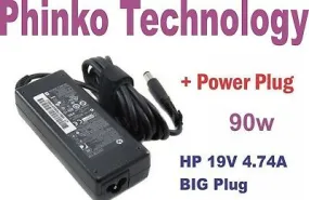 Original HP EliteBook 90W Power Battery Charger AC Adapter 19V-4.74A DC:7.4*5.0