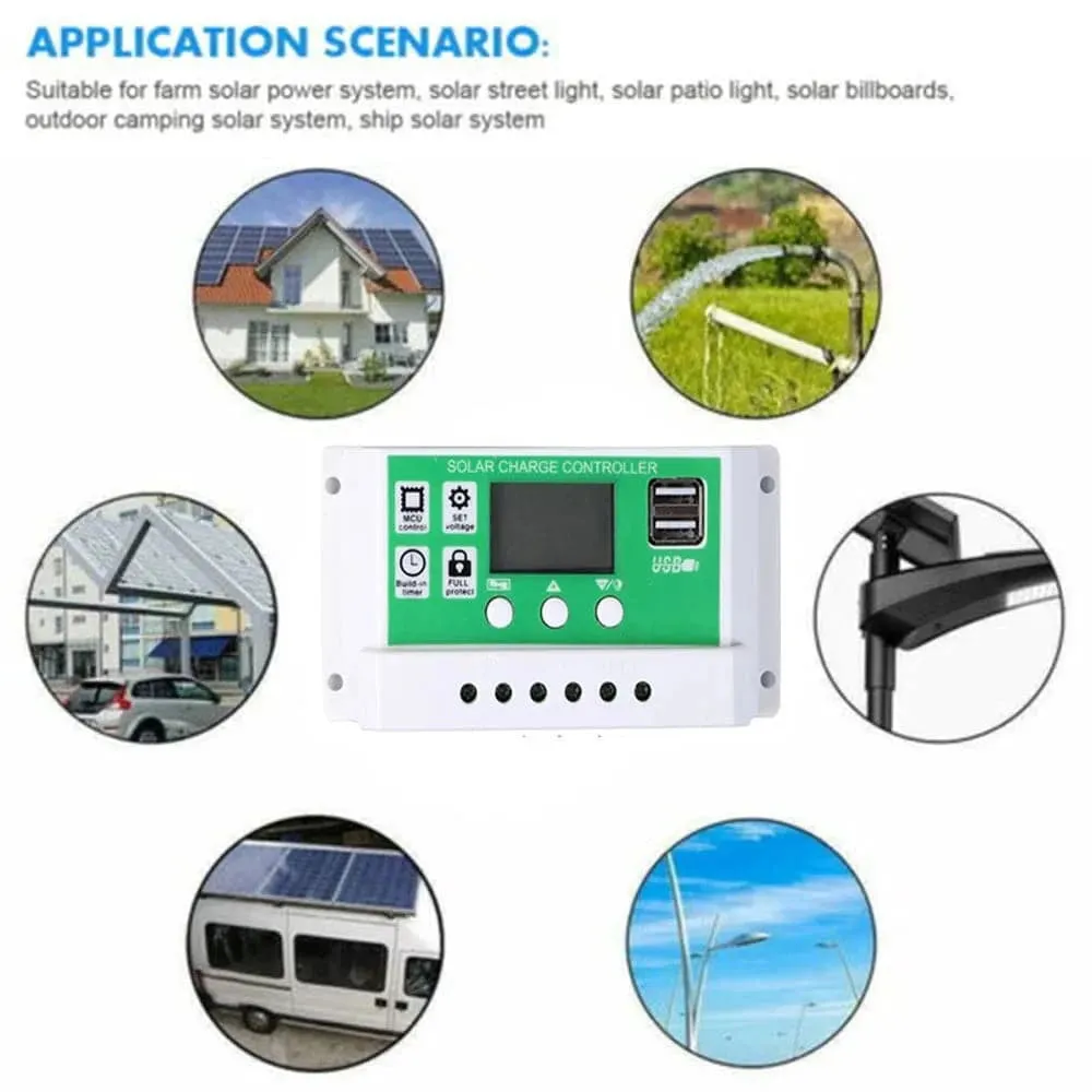 Outdoor Camping Power Bank Monocrystalline Solar Panel Kit Dual USB Phone Charger Waterproof with Solar Charge Controller 2022