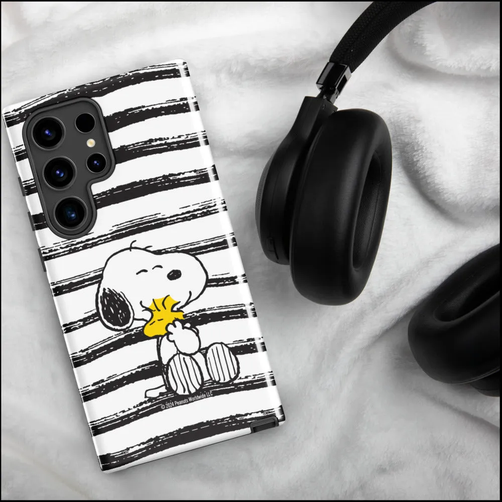 Peanuts Snoopy And Woodstock Hug Samsung Case