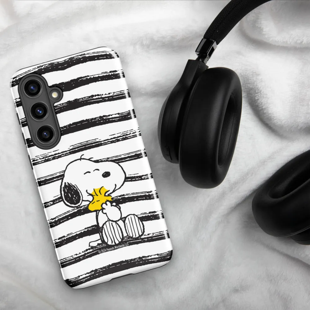 Peanuts Snoopy And Woodstock Hug Samsung Case