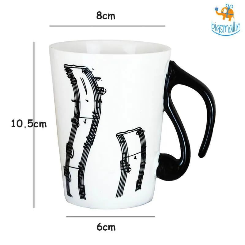 Piano Keyboard Mug With Lid