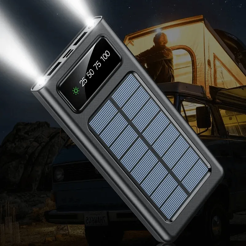 Portable Fast Charging Solar Power Bank 10000mAh - P108