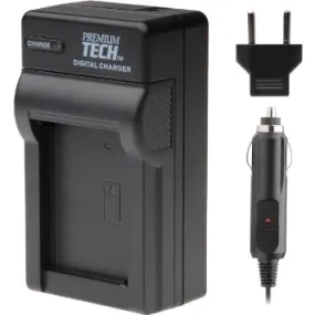 Premium Tech PT-31 Travel Charger for Olympus LI-10B/12 Battery