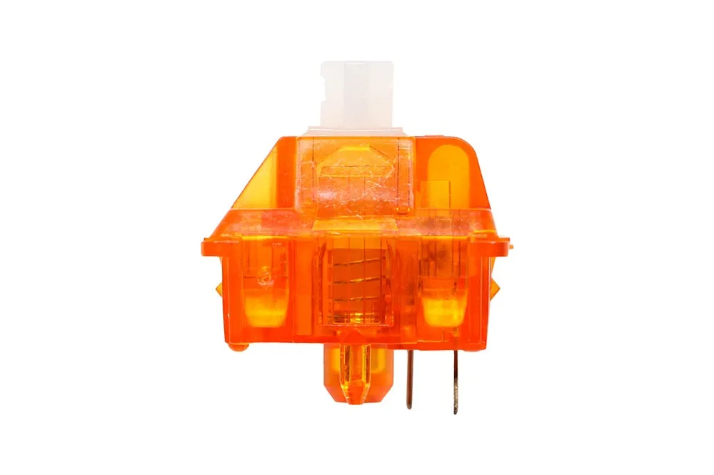 Prevail Epsilon V2 Orange Switch Linear 68g 5pin SMD RGB MX stem switch for mechanical keyboard Nylon P3 60M Spring About 18mm