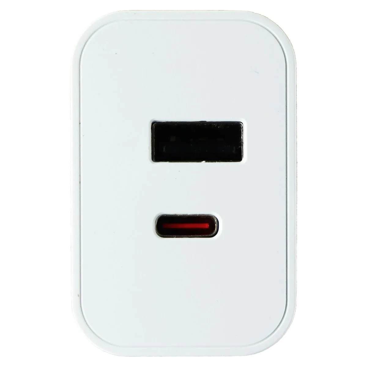 PureGear Dual Port USB-C/USB-A PD Wall Charger - White (09457PG)