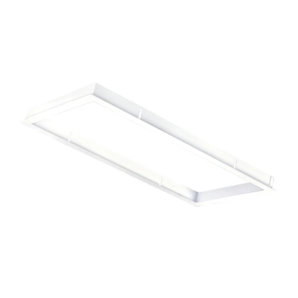 Recessed Plaster Frame Kit for Backlit LED Panel (1200mm x 300mm) - White