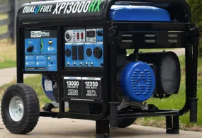 REFURB DuroMax XP13000HX 13,000 Watt 20 HP Dual Fuel Gas Propane Portable Generator (Grade A)