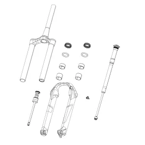 Rockshox Fork Control Module (Includes Complete Electronics Assembly, Battery Sold Separately) - Lyrik Charger 3.1 Flight Attendant D2 (2025 ):  Pike Charger 3.1 Fli