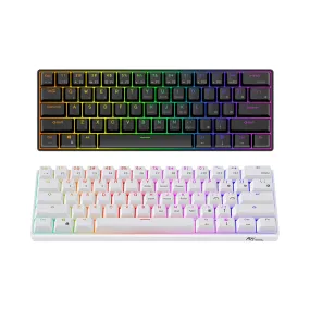 Royal Kludge Dual RK61 RGB 61 Keys Dual Mode Bluetooth 5.2 and Wired Mechanical Gaming Keyboard