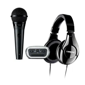 Shure Digital Recording Kit includes PGA58 mic, XLR cable, MVi Interface & SRH240A