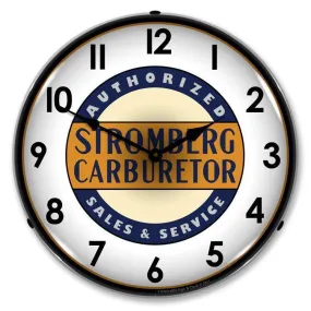 Stromberg Carburetor Service Backlit LED Clock