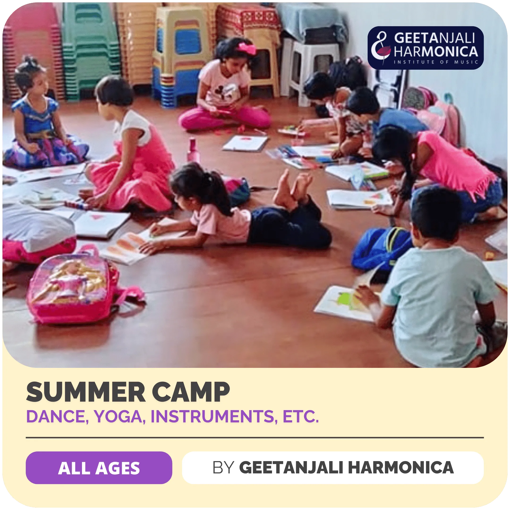 Summer Camp | Geetanjali Harmonica Institute of Music | HSR Layout, Bengaluru