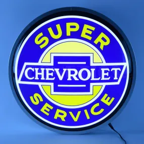 Super Chevrolet Service Backlit LED Sign (15")