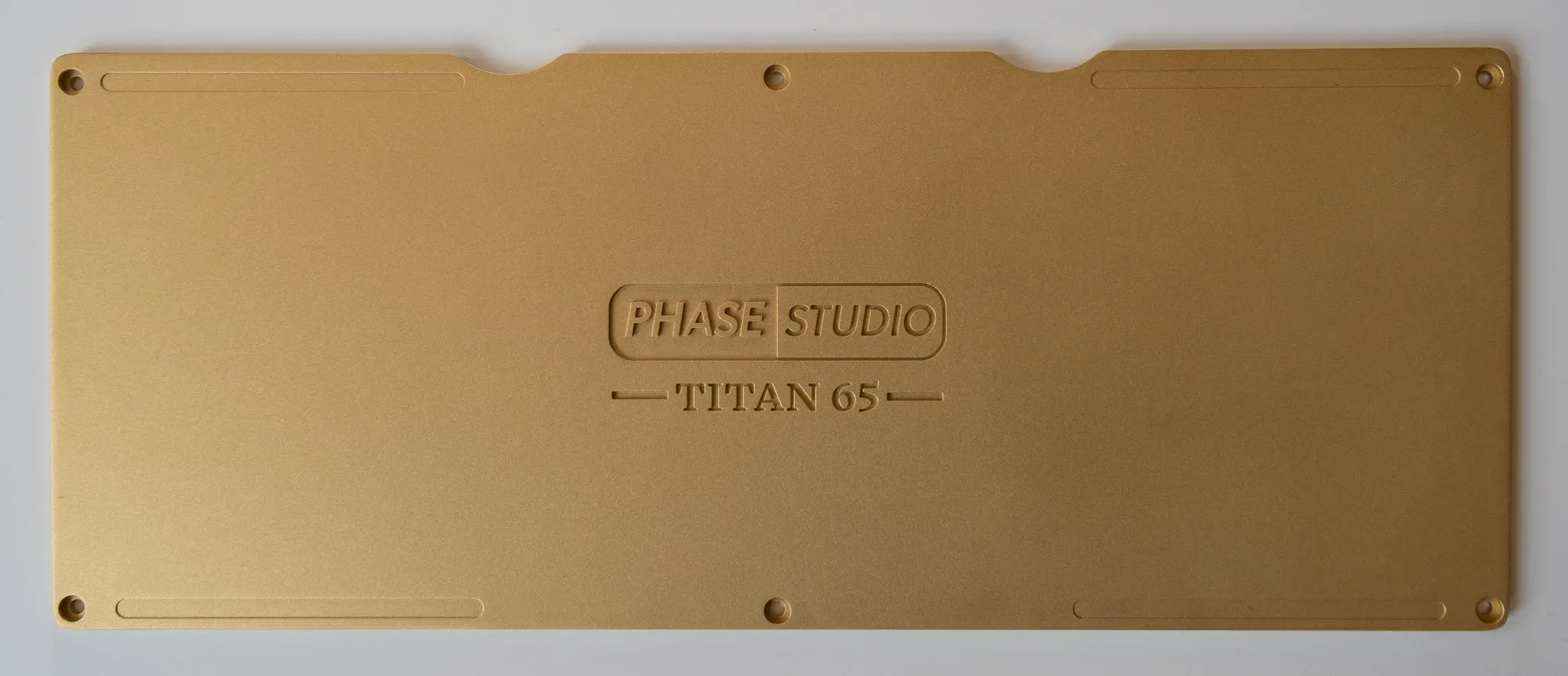 Titan65 Aluminum/Brass Mechanical Keyboard Kit