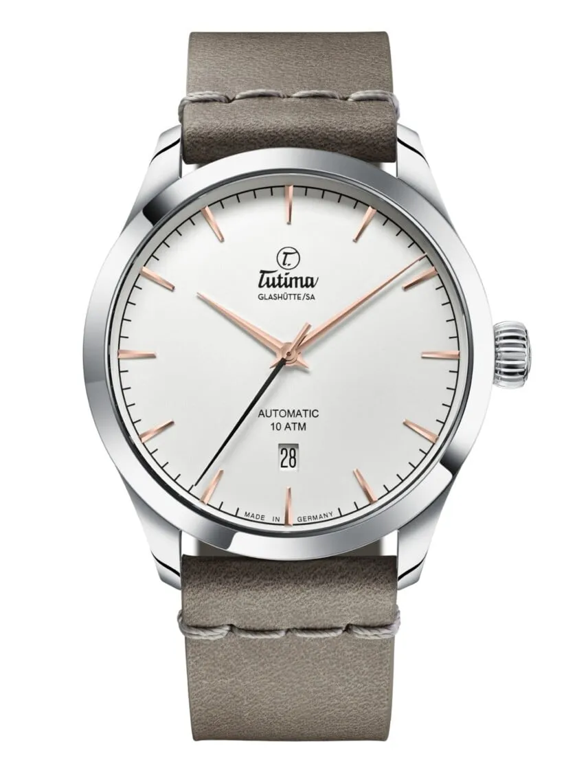 Tutima Watches Grand Flieger Flieger Aero Club Silver White