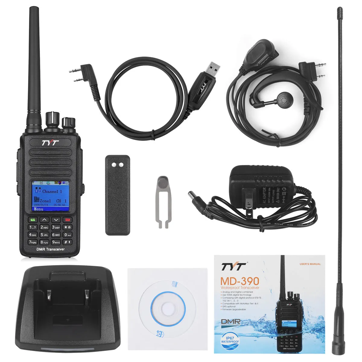 TYT MD-390 UHF DMR Digital Waterproof Radio [DISCONTINUED]