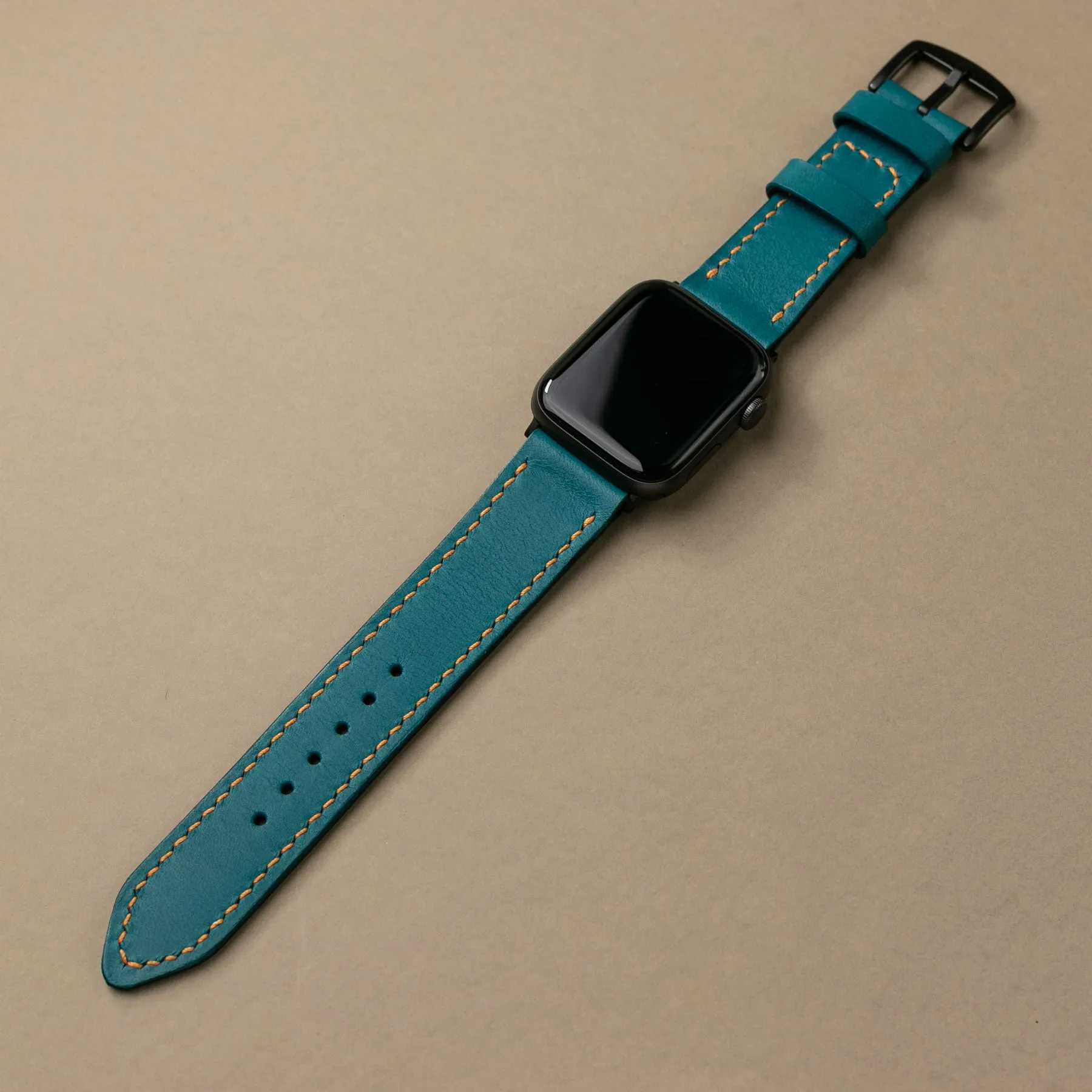 VegTan Leather Apple Watch Strap - Teal