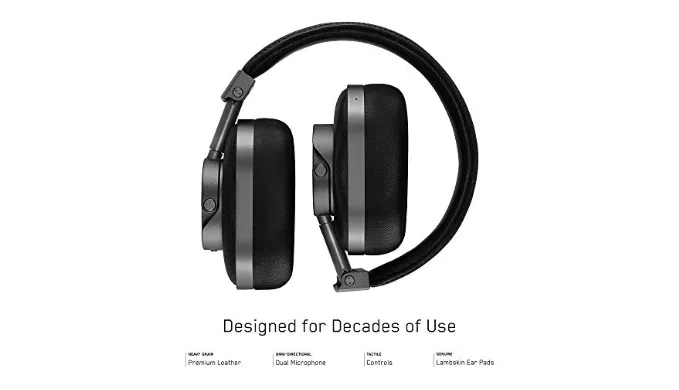 Very Limited Quantity: Master & Dynamic MW60 Wireless Bluetooth Foldable Over-The-Ear Noise Isolating Headphones