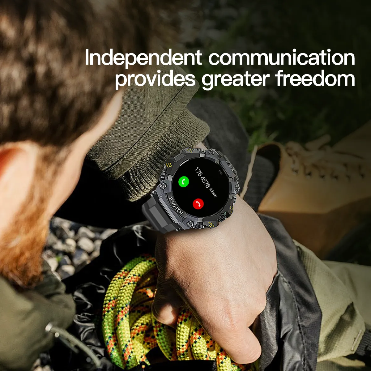 VWAR Watch Series-P Military Smart Watch| 4G LTE Android System| 4GB RAM 64GB ROM| IP68 Waterproof| Dual Camera