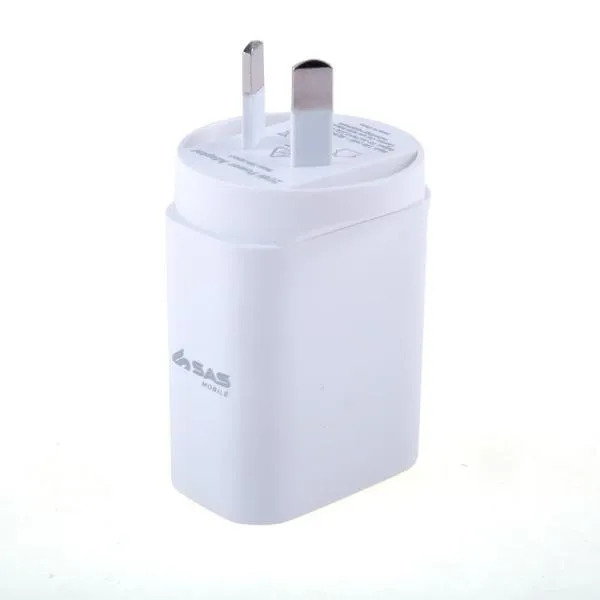 White 20W 1 Port Usb C Wall Charger