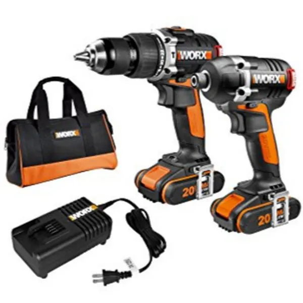 WORX WX918 20 V Lithium-Ion Brushless Motor Impact Driver and Hammer Drill